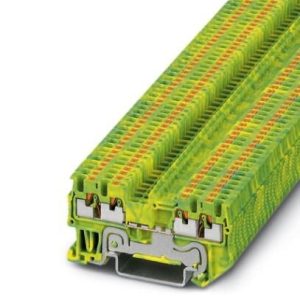 Redna stezaljka PT 1,5/S-QUATTRO-PE, push-in priključak, presjek: 0.14 mm2 - 1.5 mm2, žuto-zelena