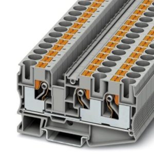 Redna stezaljka PT 10-TWIN, 1000 V, 57 A, push-in priključak, presjek: 0.5 mm2 - 16 mm2, siva