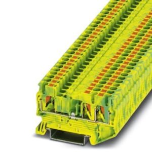 Redna stezaljka PT 2,5-TWIN-PE, push-in priključak, presjek: 0.14 mm2 - 4 mm2, žuto-zelena