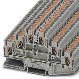 Višekatna redna stezaljka PT 2,5-3L, push-in priključak, presjek: 0.14 mm2 - 4 mm2, siva