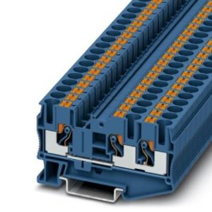 Redna stezaljka PT 6-TWIN BU, 1000 V, 41 A, push-in priključak, presjek: 0.5 mm2 - 10 mm2, plava