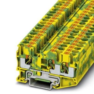 Redna stezaljka PT 6-TWIN-PE, push-in priključak, presjek: 0.5 mm2 - 10 mm2, žuto-zelena