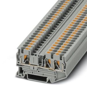 Redna stezaljka PT 4-TWIN, 800 V, 32 A, push-in priključak, presjek: 0.2 mm2 - 6 mm2, siva