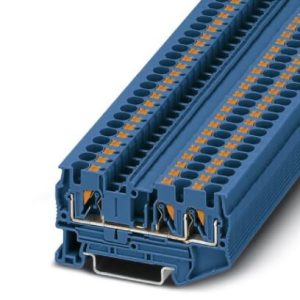 Redna stezaljka PT 4-TWIN BU, 800 V, 32 A, push-in priključak, presjek: 0.2 mm2 - 6 mm2, plava