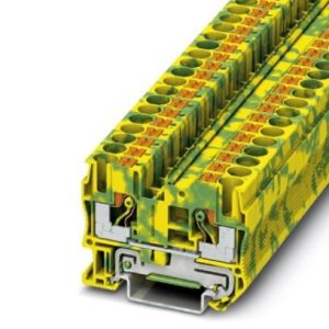 Redna stezaljka PT 6-PE, push-in priključak, presjek: 0.5 mm2 - 10 mm2, žuto-zelena