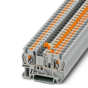 Rastavna redna stezaljka PT 4-MT, 500 V, 20 A, push-in priključak, presjek: 0.2 mm2 - 6 mm2, siva