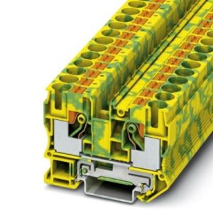 Redna stezaljka PT 10-PE, push-in priključak, presjek: 0.5 mm2 - 16 mm2, žuto-zelena