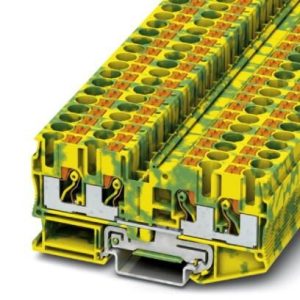 Redna stezaljka PT 6-QUATTRO-PE, push-in priključak, presjek: 0.5 mm2 - 10 mm2, žuto-zelena