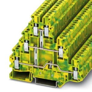 Redna stezaljka UT 2,5-3PE, vijčani priključak, presjek: 0.14 mm2 - 4 mm2, žuto-zelena