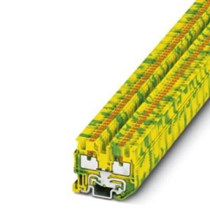 Mini redna stezaljka MPT 1,5/S-PE, push-in priključak, presjek: 0.14 mm2 - 1.5 mm2, žuto-zelena