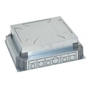 Nosač metalni podesivi za ugradnju u betonski pod visine 65-90 mm, za ugradnju podne kutije 12..18M