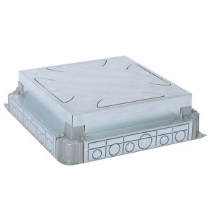 Nosač metalni podesivi za ugradnju u betonski pod visine 65-90 mm, za ugradnju podne kutije 16..24M