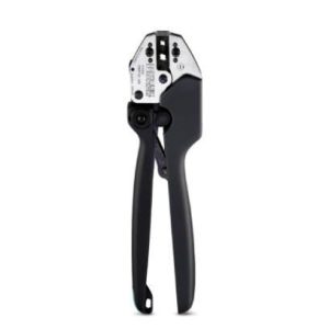 Kliješta za gnječenje tuljaka do 50mm2 s ergonomski oblikovanom ručkom za optimalno prianjanje,, smanjuje potreban pritisak za 25%. Dim.vodiča: 35-50/2-1 mm2/AWG, tip: CRIMPFOX 50R