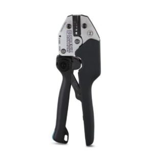 Kliješta za gnječenje tuljaka s ergonomski oblikovanom ručkom i s mogućnošću regulacije pristiska,, dim vodiča 0,25-0,6/24-14  mm2/AWG, tip: CRIMPFOX 6-M