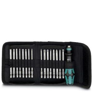 Komplet nastavaka (bit), s držačem za brzu zamjenu nastavaka, 89mm dugi ravni/križni nastavci, (PZ i PH), hex/Torx, 17 dijelni, tip SF-M SET