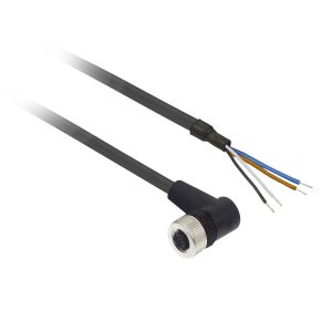 Unaprijed ožičeni konektori XZ, ženski, pod kutom, M12, 4 pina, kabel PUR 10 m
