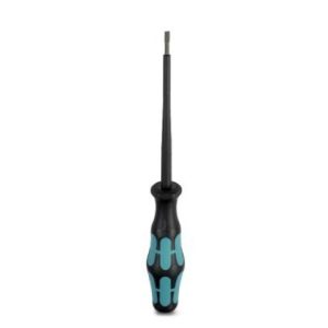 Odvijač, plosnati vrh, VDE izoliran, 0.6 x 3.5 x 100 mm2, drška od dvokomponentnog materijala, protiv proklizavanja, SZS 0.6X3.5 VDE