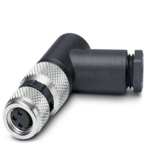 Konektor ženski, kutni, 3-pinski, M8 vijčani priključak, kabel 3,5 ... 5 mm, SACC-M 8FR-3CON-M-SW