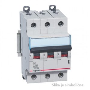 Minijaturni automatski prekidač 6kA,4P, 40A, B krivulja