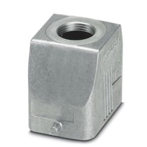 Kućište utičnice B6 serija, metalno, ravni kabelski ulaz, M20 uvodnica, jedna zakačka, 6P+PE, HC-STA-B06-HLFS-1TTM20-EL-AL