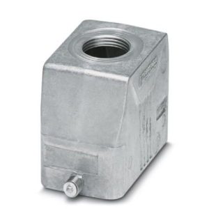 Kućište konektora HEAVYCON B10, 10P+PE, metalno, fiksiranje na kabel, HC-STA-B10-HLFS-1TTM25-EL-AL
