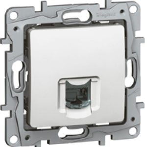 Podatkovna RJ45 utičnica Niloé, kategorija 6, UTP, bijela