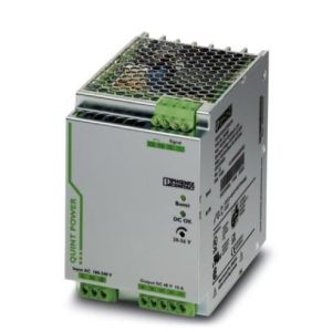Ispravljač QUINT POWER sa SFB tehnologijom, ulaz: 1 faza, izlaz: 48 V DC/10 A, za ugradnju na DIN šinu. QUINT-PS/1AC/48DC/10