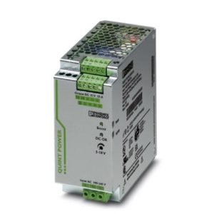 Ispravljač QUINT POWER sa SFB tehnologijom, ulaz: 1 faza, izlaz: 12 V DC/15 A, za ugradnju na DIN šinu. QUINT-PS/1AC/12DC/15