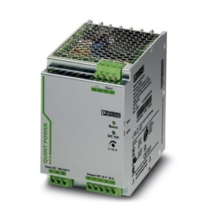 Ispravljač QUINT POWER sa SFB tehnologijom, ulaz: 1 faza, izlaz: 12 V DC/20 A, za ugradnju na DIN šinu. QUINT-PS/1AC/12DC/20