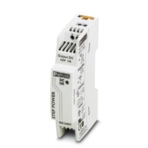 Ispravljač STEP POWER, ulaz: 1 faza, izlaz: 12 V DC/1 A, za ugradnju na DIN šinu. STEP-PS/ 1AC/12DC/1