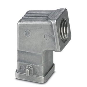 Kućište utičnice-umetka, metalno, HEAVYCON D7, 4P+PE, fiksiranje na kabe, 1x M20 uvodnica, HC-STA-D07-HHFS-1STM20-EL-AL