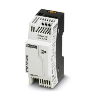 Ispravljač STEP POWER, ulaz: 1 faza, izlaz: 24 V DC/0.75 A, za ugradnju na DIN šinu. STEP-PS/ 1AC/24DC/0.75