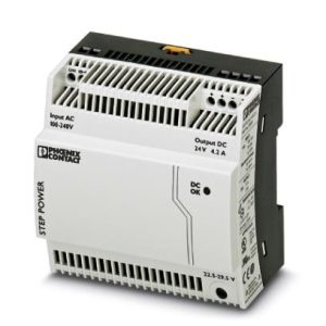 Ispravljač STEP POWER, ulaz: 1 faza, izlaz: 24 V DC/4.2 A, za ugradnju na DIN šinu. STEP-PS/ 1AC/24DC/4.2