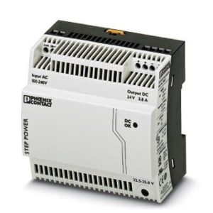 Ispravljač STEP POWER, ulaz: 1 faza, izlaz: 24 V DC/3.8 A, za ugradnju na DIN šinu. STEP-PS/ 1AC/24DC/3.8/C2LPS
