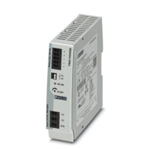 Ispravljač TRIO POWER, ulaz: 1 faza, izlaz: 24 V DC/5 A, s push-in konekcijom za ugradnju na DIN šinu. TRIO-PS-2G/3AC/24DC/5