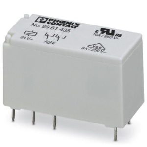 Relej interface s podnožjem, oprugom i Push-in priključcima, 2 preklopna kontakta, 8A, 24V AC