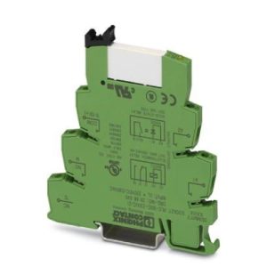PLC relej, s bazom terminalnog bloka PLC-BSC.../21 s vijčanim priključkom i mini relejem s powerkontaktima, za DIN šinu NS 35/7.5, 1 PDT, 230 V AC / 220 V DC. PLC-RSC-230UC/21