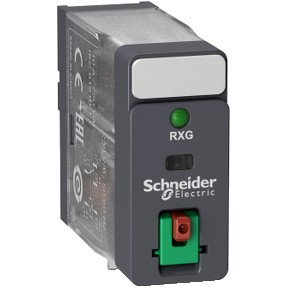 Relej interface utični RXG, 1 preklopni kontakt,10A, 230 V AC sa zastavicom za ispitivanje i LED indikacijom