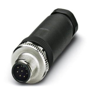 Konektor, muški, ravni, 8-pinski, M12 vijčani priključak, kabel 6 … 8 mm, SACC-M12MS-8CON-PG9-M