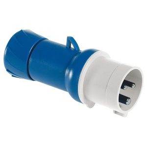 Utikač ravni za montažu na kabel 2P+E, 16A, 200-250V, 50/60Hz, IP44, vijčani priključak, satni broj 6