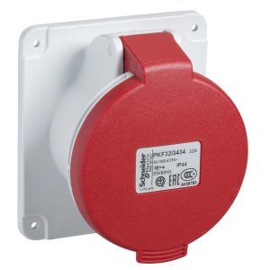 Utičnica PratiKa, ravni, 16 A, 3P + N + PE, 380... 415 V AC, IP44