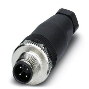 Konektor muški, ravni, 4-pinski, M12, s uvodnicom Pg7, vijčani priključak, SACC-M12MS-4CON-PG 7-M
