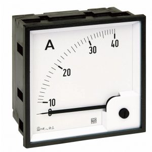 Ampermetar direktni RQ72E, dimenzija 72 x 72 mm, ulaz: 10A ac, skala: 0 - 10A