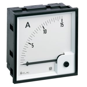 Ampermetar za istosmjernu struju RQ72M, dimenzija 72 x 72 mm, ulaz: 0 ...+60mV dc, sa skalom: 0 ... 50A
