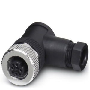 Konektor ženski, kutni, 5-pinski, M12 vijčani priključak, kabel 4...6 mm, SACC-M12FR-5CON-PG 7-M