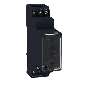Vremenski relej, multifunkcijski, 12..240 V AC/DC - 2 preklopna kontakta