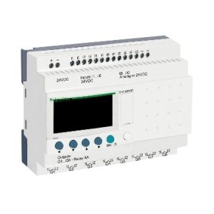 PLC Zelio kontroler, 6+6 x binarnih ulaza 24V DC, 8 x relejni izlaz, napajanje 24V DC, sat realnog vremena