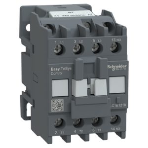 Sklopnik motorski 3P (3NO) EasyPact TVS, 12A (AC-3), 1R+0M pomoćni kontakti, 24V AC, 50/60Hz