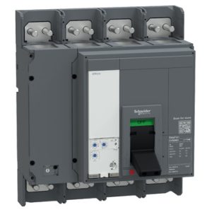 Prekidač fiksni EasyPact CVS1000N, 4P, 1000A, prekidna moć 50 kA (380-415 V), sa elektroničkom zaštitom ETS 2.0, prednji priključci